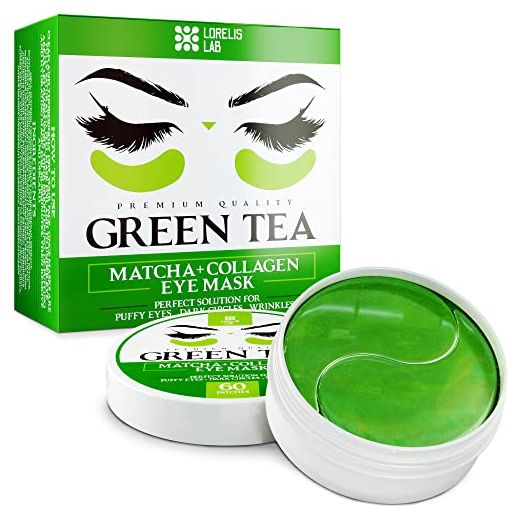 Under Eye Mask for Puffy Eyes, Dark Circles, Eye Bags, Puffiness, Wrinkles with Collagen - Hydrating Under Eye Patches - Green Tea Skincare - Anti-Aging Eye Patch Treatment Masks - 60 Under Eye Gel Pads