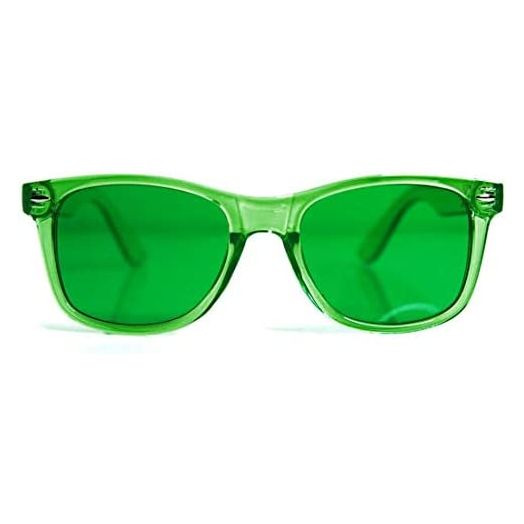 GloFX Green Color Therapy Glasses Migraine Glasses Chakra Relax Glasses