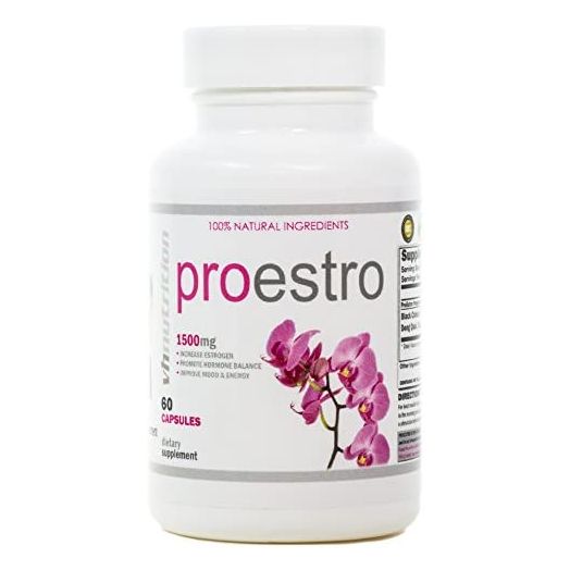 ProEstro Estrogen Supplement for Women | 1500mg Menopause Support and Relief Capsules| | VH Nutrition | 30 Day supply