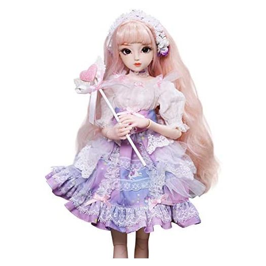 ICY Fortune Days Original Design 18 inch 1/4 Princess Dolls, Diary Queen Series 26 Joints BJD Doll, Best Gift Anime Toys for Girls (Teresa)
