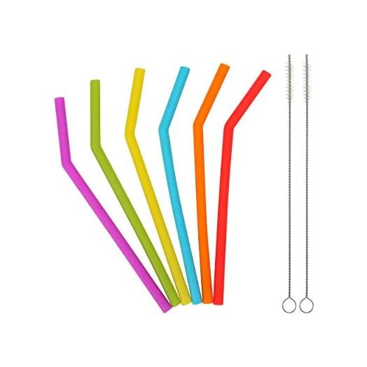 Reusable Silicone Straws for Toddlers