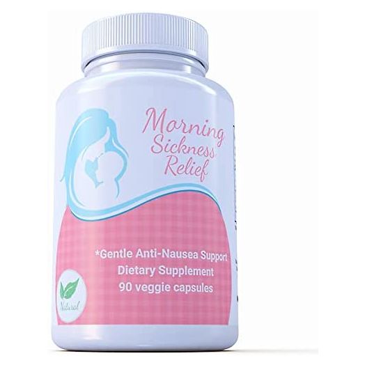Morning Sickness Relief Vitamin B6 25mg for Pregnancy Related Nausea. Plus Ginger & Zinc. 90 Easy Swallow Veggie Capsules from Maternal Balance.