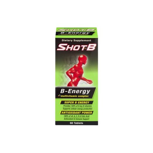 Shot B-Energy Multivitamin Complex Dietary Supplement - 60 CT60.0 CT