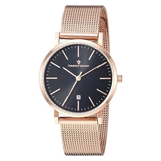 Christian Van Sant Women's CV4221 Paradigm Analog Display Quartz Rose Gold Watch