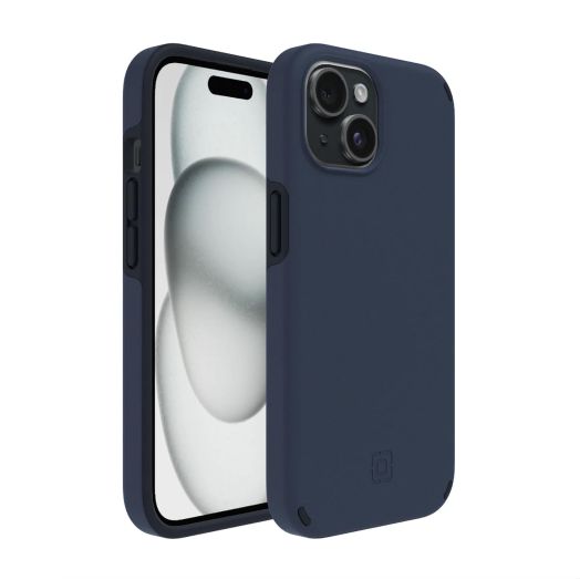Incipio Duo MagSafe Phone Case for iPhone 15, 14 & 13 - Apple iPhone Case with 12ft Drop Protection + Scratch Resistance - 5G Compatible - Made from Recycled Materials (Space Navy/Navy Shadow)