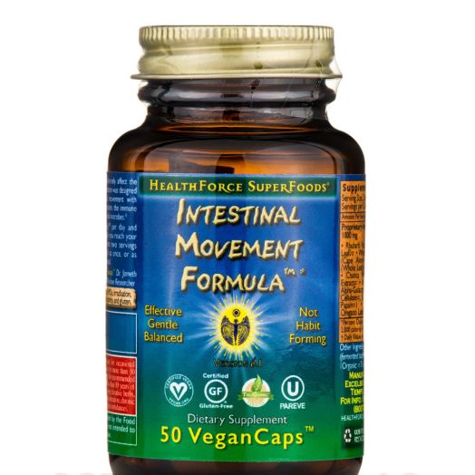 HealthForce SuperFoods Intestinal Movement Formula - 50 VeganCaps
