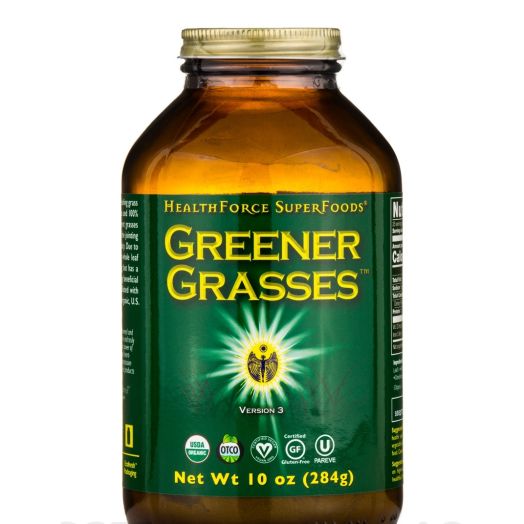 HealthForce SuperFoods Greener Grasses Powder - 10 oz (284 Grams)