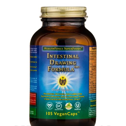 HealthForce SuperFoods Intestinal Drawing Formula - 105 VeganCaps