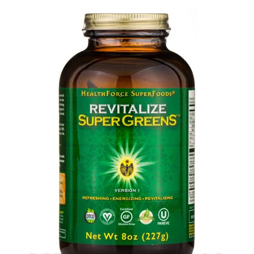 HealthForce SuperFoods Revitalize SuperGreens - 8 oz (227 Grams)