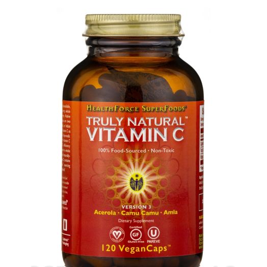 HealthForce SuperFoods Truly Natural Vitamin C - 120 VeganCaps
