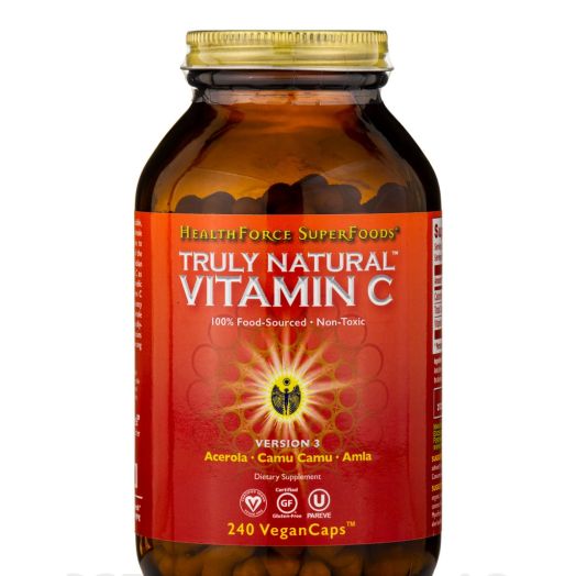 HealthForce SuperFoods Truly Natural Vitamin C - 240 VeganCaps