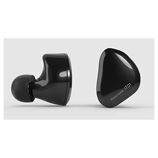 iBasso IT01 Dynamic Driver Audiophile In-Ear Monitors/Earbuds (Black)