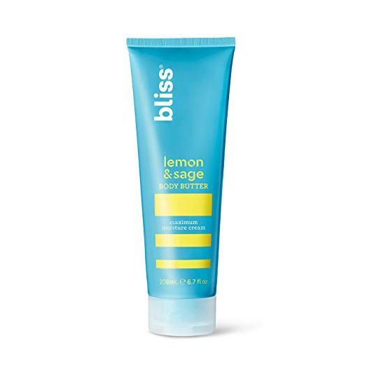 bliss Body Butter, Paraben Free Maximum Moisture Cream, Body Lotion For Dry Skin, Instant Long-Lasting Moisturizer for Women & Men, Lemon & Sage, 6.7 Fl Oz