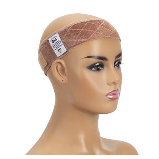 GEX Wig Grip Band Adjustable Wig Comfort Band with Adjustable Hook and Loop Fastener Non Slip Breathable Thin