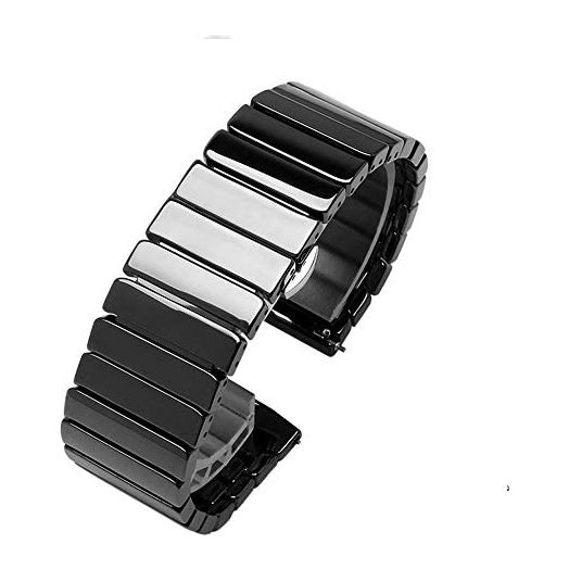 Quick Release Full Ceramic Smart Watch Band Universal strap Steel Butterfly Buckle Strap