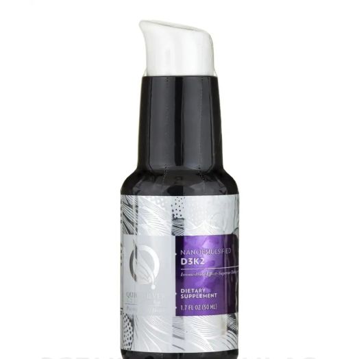 Quicksilver Scientific Nanoemulsified D3K2 - 1.7 fl. oz (50 ml)