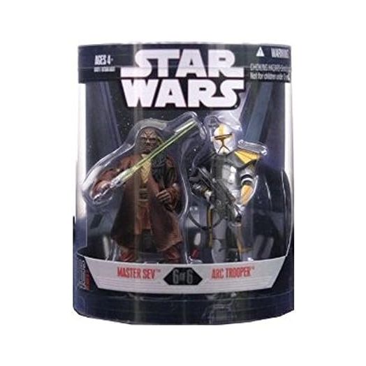 Star Wars Saga 2008 Exclusive Order 66 Action Figure 2-Pack Master Sev & Arc Trooper