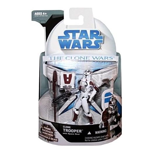 Hasbro Star Wars Clone Wars 2008 Clone Trooper with Space Gear Action Figure #21
