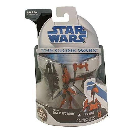 Hasbro Star Wars Clone Wars Animated Action Figure No. 25 Rocket Battle Droid