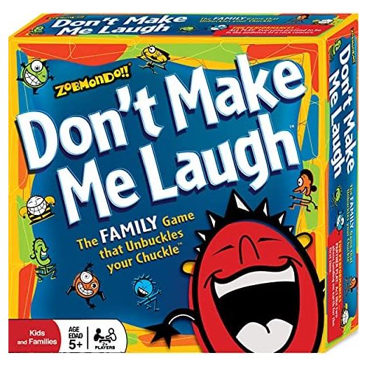 Zobmondo!! Don't Make Me Laugh! Silly Charades Party Game, Hilarious Fun for Families and Kids