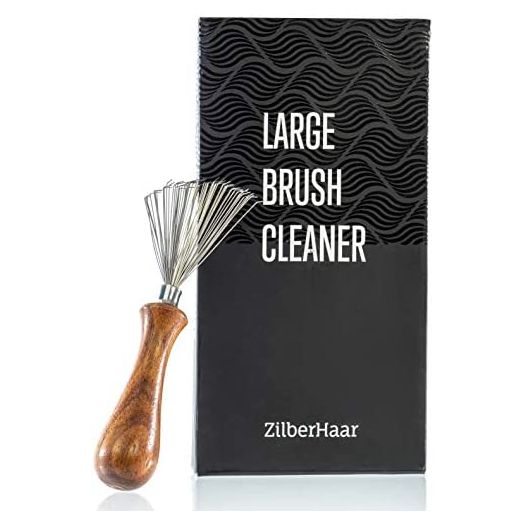 ZilberHaar Brush Cleaner, Beard and Hair Brush Cleaner Tool, Hand-Made Natural Hairbrush Cleaner Tool