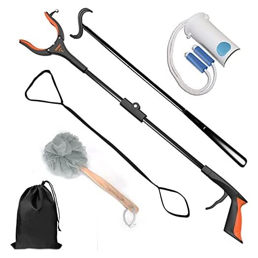 Kekoy 7 In 1 Hip Knee Back Recovery Kit with 32" Grabber Reacher Tool