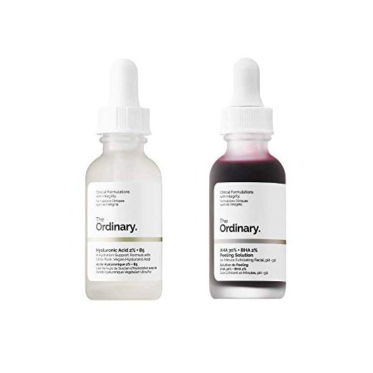The Ordinary Peeling Solution And Hyaluronic Face Serum! AHA 30% + BHA 2% Peeling Solution! Hyaluronic Acid 2% + B5! Help Fight Visible Blemishes And Improve The Look Of Skin Texture & Radiance!
