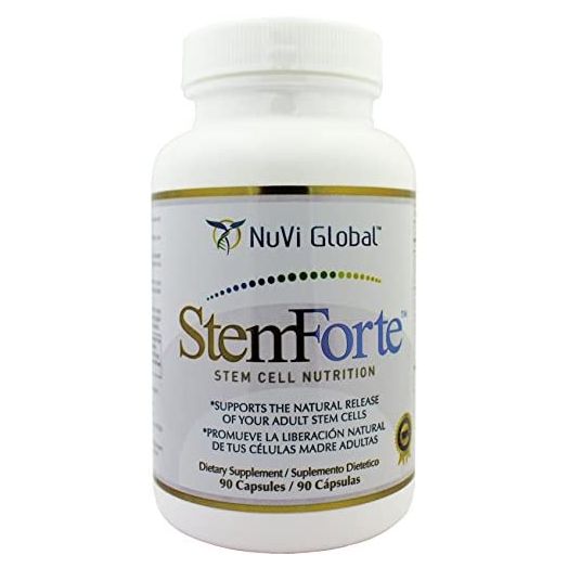 StemForte Stem Cell Nutritional Supplements for Men, Women - One Bottle - Advanced Stem Cell and Telomere Activity Support