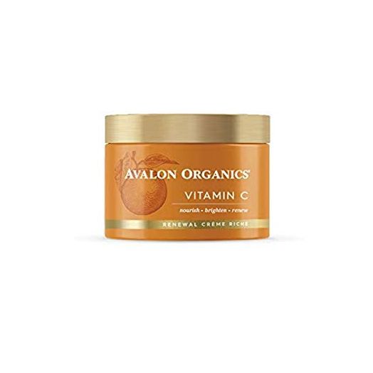 Avalon Organics Renewal Crème Riche with Vitamin C, 1.7 Oz