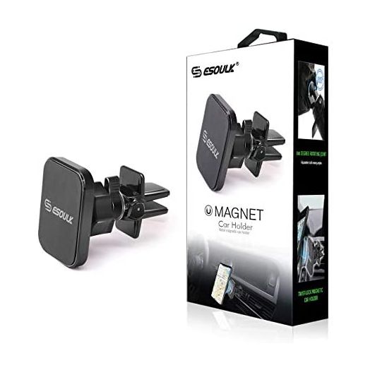 ESOULK - Magnetic Universal Air Vent Phone Car Mount Smartphone Holder, Black (ESLK-EH02P)