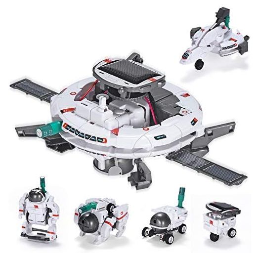 STEM Projects for Kids Ages 8-12, Solar Robot Toys 6-in-1 Science Kits DIY Educational Building Space Toy, Christmas Birthday Gifts for 7 8 9 10 11 12 13 Year Old Boys Girls Teens.