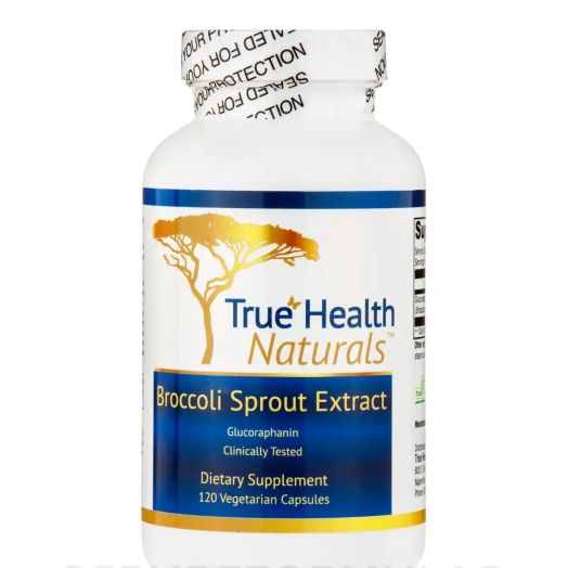 True Healing Naturals Broccoli Sprout Extract - 120 Vegetarian Capsules