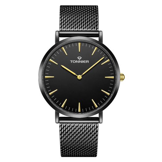 ruiwatchworld Men's Quartz Watches Mature Male Minimalist Watch for Men's Suit Analog Wrist Watch Fashion Two Hand Silent Watch