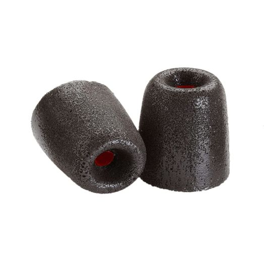 Comply Foam Ear Tips Designed for NuForce, ISOtunes PRO, Q-Jays, Etymotic Research, Westone & Shure, Medium, 3 Pairs, Black - Memory Foam Earbud Tips, Earbud Replacement Tips, Made in the USA