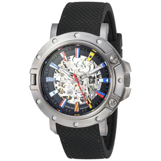 Nautica Men's NAPPRH011 PRH Porthole Analog Display Japanese Quartz Black Watch
