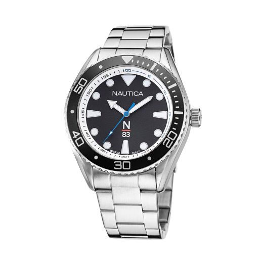 Nautica N83 Men's Finn World Stainless Steel Bracelet Watch (Model: NAPFWF117)