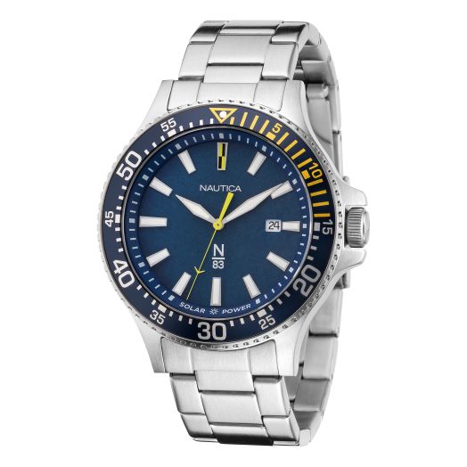 Nautica N83 Men's N83 Cocoa Beach Stainless Steel Bracelet Watch (Model: NAPCBF206)