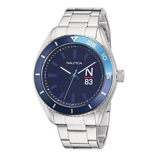 Nautica Men's NAPFWF310 Finn World Stainless Steel Bracelet Watch