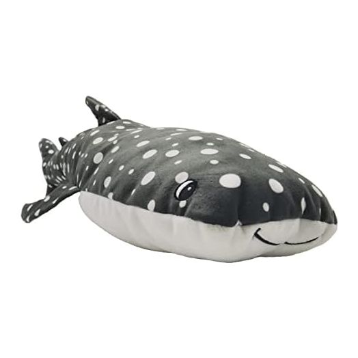 SmartPetLove Tender-Tuffs Big Shots - Bubba Whale Shark Large Stuffed Plush Toy with Puncture Resistant Squeaker for Medium and Big Dogs