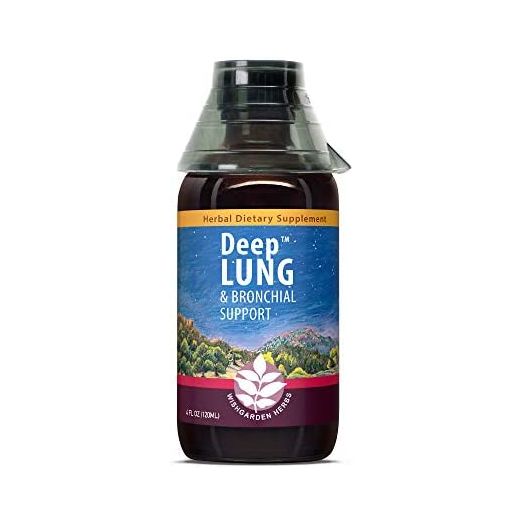 WishGarden Herbs Deep Lung, Organic Lung Support Tincture with OSHA Root and Elecampane Root
