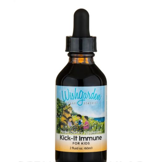 WishGarden Herbal Remedies Kick-It Immune for Kids (Dropper) - 2 fl. oz (60 ml)