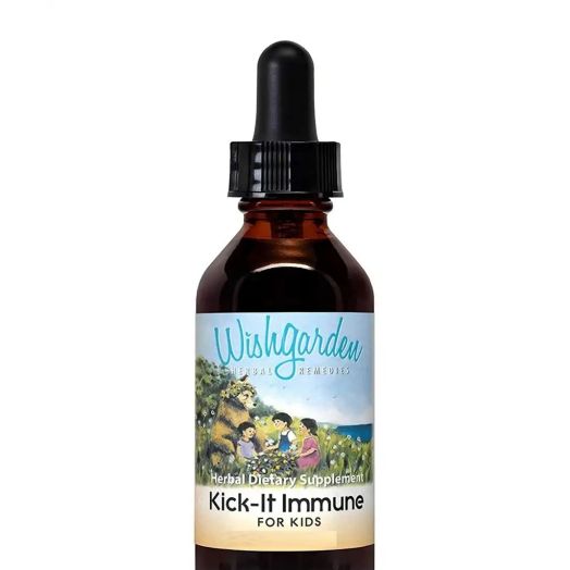WishGarden Herbal Remedies Kick-It Immune for Kids (Dropper) - 4 fl. oz (120 ml)