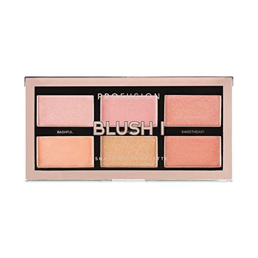 Profusion Cosmetics The Go Palette, Blush I, 6 Colours Face Blusher Gives Daily Glamorous Celebrity Look