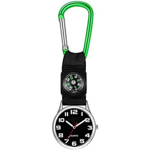 Fashion Sports Black Nylon Strap Electronic Sports Watch Neutral Keychain Watches