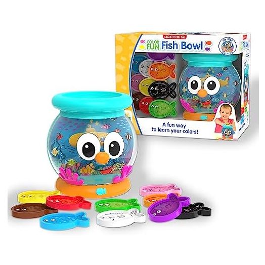 The Learning Journey: Learn With Me - Color Fun Fish Bowl - Color Teaching Toddler Toys & Gifts for Boys & Girls Ages 2 Years and Up - Preschool Learning Toy, Multicolor