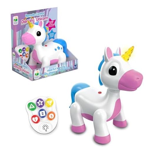 The Learning Journey Play & Learn - Infrared Remote Control Dancing Unicorn - Unicorn Toys for Girls - Toddler Toys for Girls Ages 2 Years and Up - Award Winning Toys