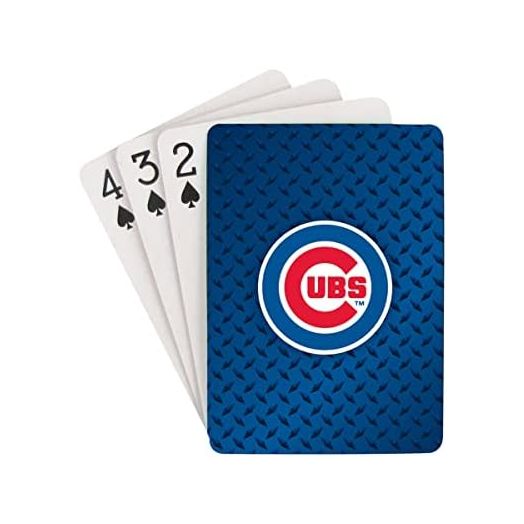 PSG Specialties Group MLB Chicago Cubs Classic Standard Playing Cards - Poker, Rummy, Euchre, Pinochle, Card Games Team Color