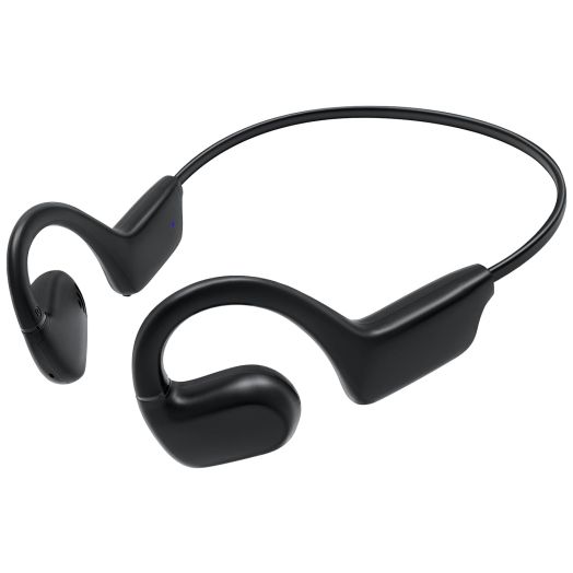 Open Ear Headphones, 16.2mm Dynamic Speaker Air Conduction Wireless Headphones Bluetooth 5.3 Wireless Earbuds with Premium Sound, Sweat Resistant Bluetooth Earphones for Running Hiking,Black