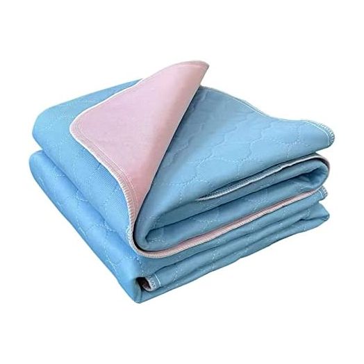 2PCS Reusable Underpads Large 34" x 36", Upgrade Cooling Waterproof Bed Pads with Heavy Absorbent, Washable for Incontinent, Potty Training, for Adult, Kids, Dogs