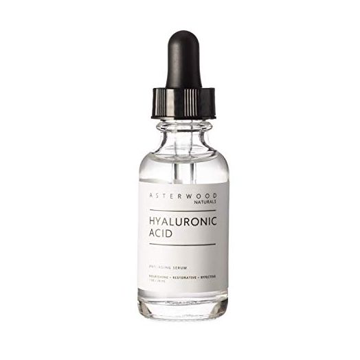 Asterwood Naturals Pure Hyaluronic Acid Serum for Face; Plumping Anti-Aging Face Serum, Hydrating Facial Skin Care Product, Fragrance Free, Pairs Well with Vitamin C Serum & Retinol Serum, 29ml/1 oz